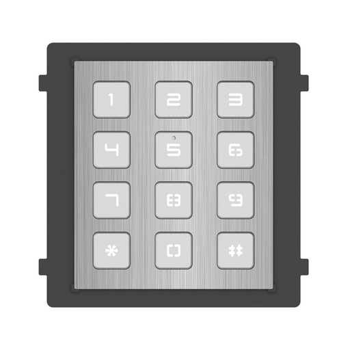 [305302237] [DS-KD-KP/S(O-STD)] MÓDULO DE TECLADO PARA FRENTE DE CALLE MODULAR DESBLOQUEO DE PUERTA MEDIANTE CÓDIGO LLAMADA A MONITOR.