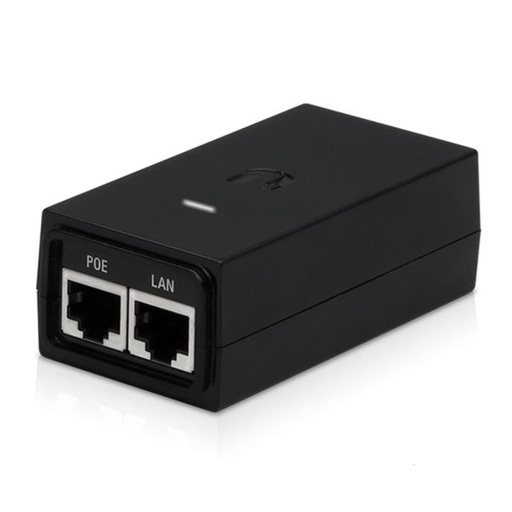 [020815] [POE-48-24W] Ubiquiti - Adaptador PoE Ubiquiti de 48 VDC 0.5 A