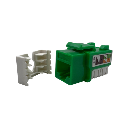 [COU-LAN-CA5-04] COUPLER CAT5 COLOR VERDE